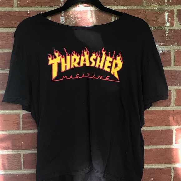 Zumiez Tops - “Thrasher” Flame T-Shirt